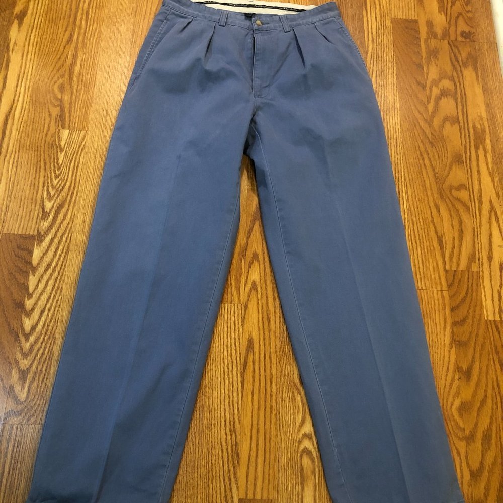 Men's Polo By Ralph Lauren Blue Chino Pant Sz. 32z32